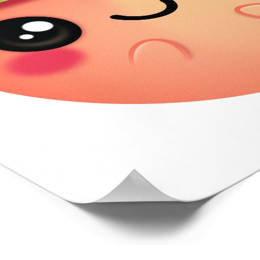 Poster Kawaii Peach (Coin)