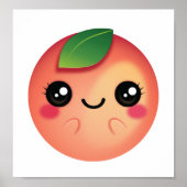Poster Kawaii Peach (Devant)