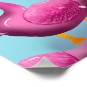 Poster Kawaii Pink Duck Pattern – Adorable Aesthetic Maxi (Coin)