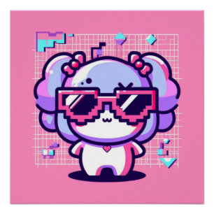 Poster Kawaii Pixel Pal