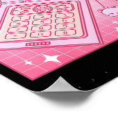 Poster Kawaii Retro 90s Japonais Y2K Flip Phone (Coin)