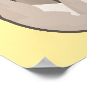 Poster Kawaii Sloth (Coin)