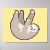 Poster Kawaii Sloth (Devant)