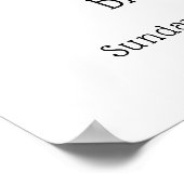 Poster Kawaii S'more Fun Baby shower Bienvenue (Coin)