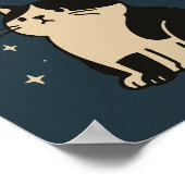 Poster Kawaii Triste Chat. Ai-Je Même De L'Importance ? D (Coin)