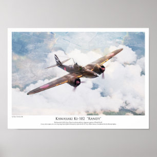 Poster Kawasaki Ki-102 "Randy"
