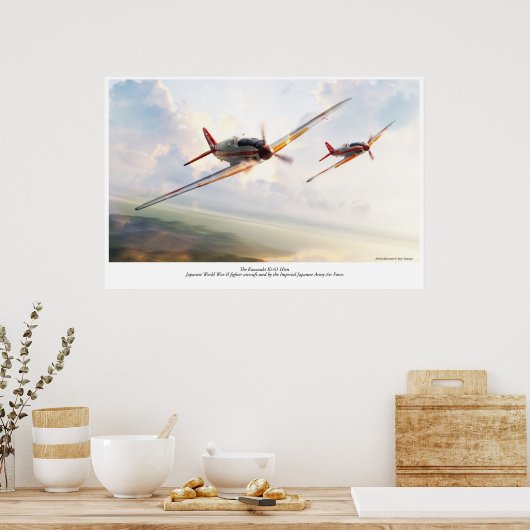Poster Kawasaki Ki-61 (Cuisine)