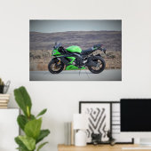 Poster Kawasaki Ninja 636 (Bureau à domicile)