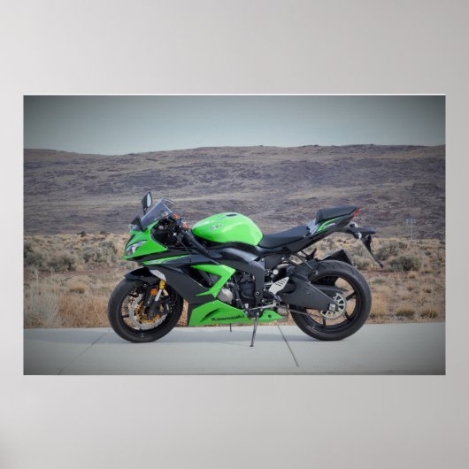 Poster Kawasaki Ninja 636 (Devant)