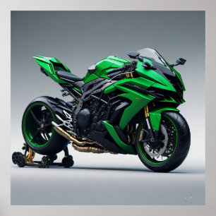 Poster Kawasaki Ninja H2R
