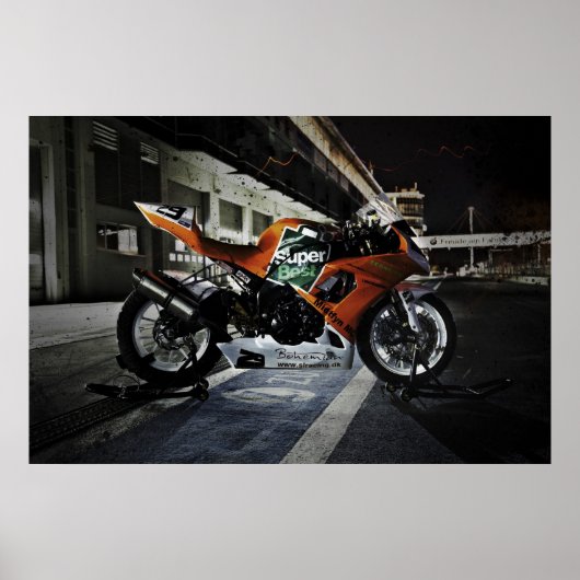 Poster Kawasaki ZX-10R de SL Racing (Devant)