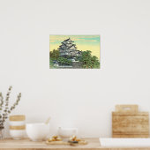 Poster Kawase Hasui Pacific Transport Lines Himeji Castle (Cuisine)