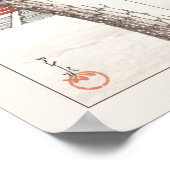 Poster Kawase Hasui Zojo Sanctuaire à Shiba Art Japonais (Coin)