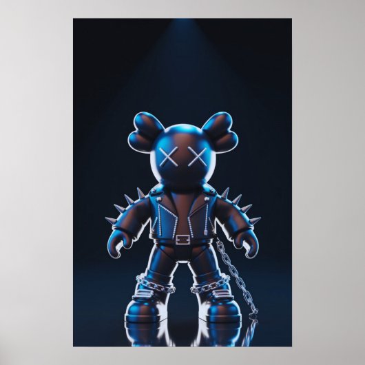 Poster Kaws Companion : Graffiti Splash (Devant)