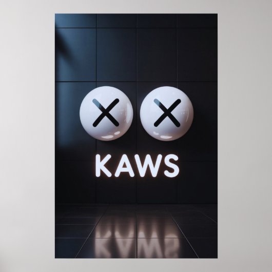 Poster Kaws Companion : Graffiti Splash (Devant)