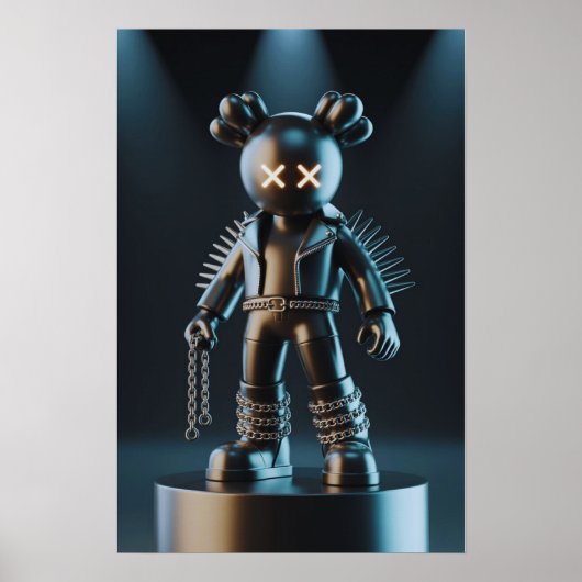 Poster Kaws Companion : Graffiti Splash (Devant)