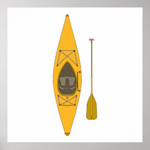 Poster kayak