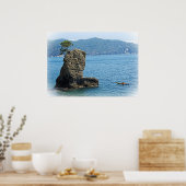 Poster Kayak Adventures - Père Noël Margherita Ligure, It (Cuisine)