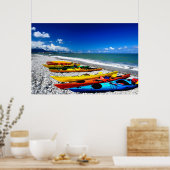 Poster Kayak d'été (Cuisine)