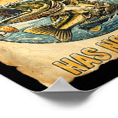 Poster Kayak Fishing Has No Season Funny Winter Fishing  (Coin)