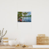 Poster Kayak Flottant Sur Le Lac Table Rock (Cuisine)