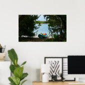 Poster Kayaking aux îles Virgin (Bureau à domicile)