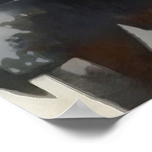 Poster Kayakoy Fethiye L'Art Abstrait Du Village Fantôme (Coin)