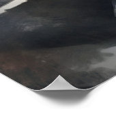 Poster Kayakoy Village Maisons grecques Art Abstrait (Coin)