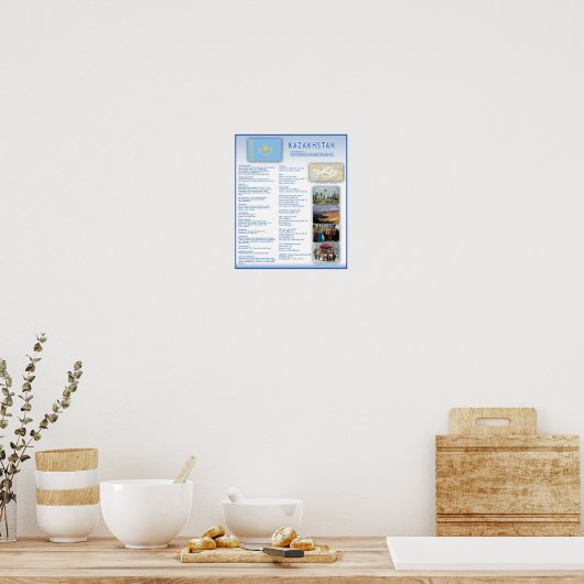 Poster Kazakhstan (Cuisine)