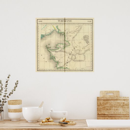 Poster Kazakhstan, Ouzbékistan (Cuisine)