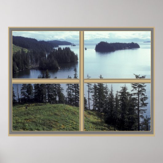 Poster Kazakof Bay Alaska (Devant)