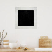 Poster Kazimir Malevich: Black Square (Cuisine)