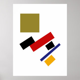 Poster Kazimir Malevich Suprématisme
