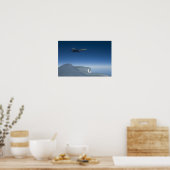Poster KC-135 Stratotanker F-22 Raptor (Cuisine)