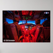 POSTER KC-135R STRATOTANKER COCKPIT (Devant)