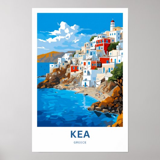 Poster Kea Greece Imprimer (Devant)