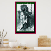 Poster "Keah-ko ~ Ka'igwu" (Chronologie hivernale Kiowa) (Cuisine)