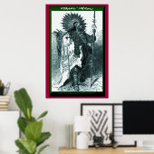 Poster "Keah-ko ~ Ka'igwu" (Chronologie hivernale Kiowa) (Bureau à domicile)