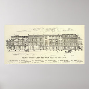 Poster Kearny, Post et Sutter West Side