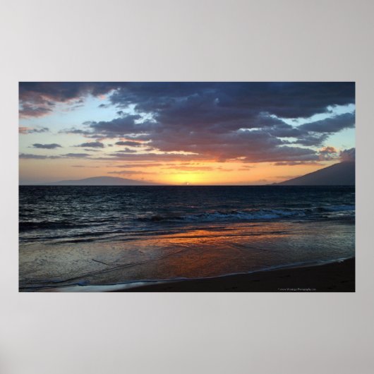 Poster Keawakapu Sunset (Devant)