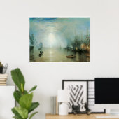 Poster Keelmen Heure des charbons au clair de lune (Bureau à domicile)