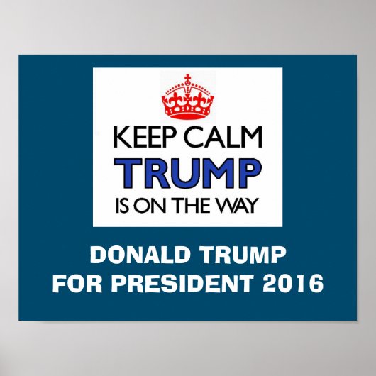 Poster Keep Calm (Devant)