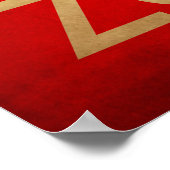 Poster Keep calm and avoid zombies (Coin)