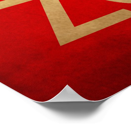 Poster Keep calm and avoid zombies (Coin)