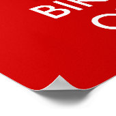 Poster Keep calm and bike on (Coin)