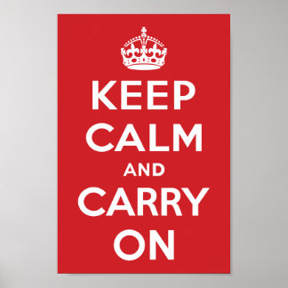 Poster Keep Calm and Carry