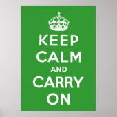 Poster Keep Calm and Carry (Devant)