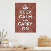 Poster Keep Calm and Carry (Cuisine)