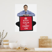Poster Keep Calm and Carry (Cuisine)