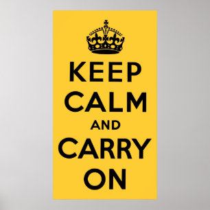 Poster Keep Calm and Carry